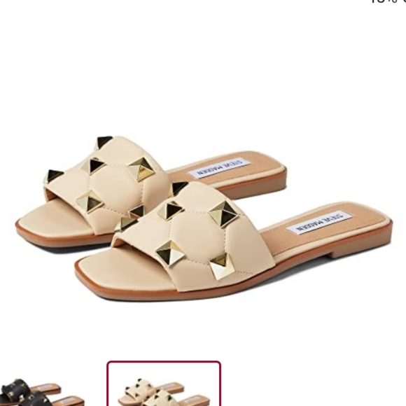 Steve Madden Women’s Studded Slide Sandal - Picture 2 of 5